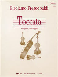 Toccata Orchestra sheet music cover Thumbnail